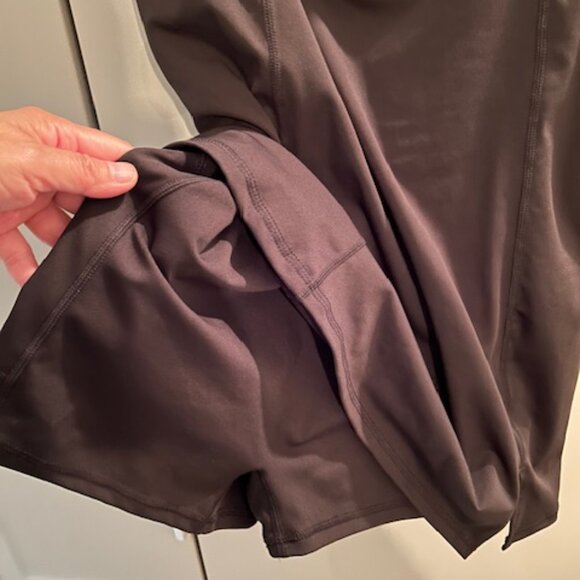 New with Tags Garage Stretch Black Mini Dress w/built in shorts - Picture 3 of 6